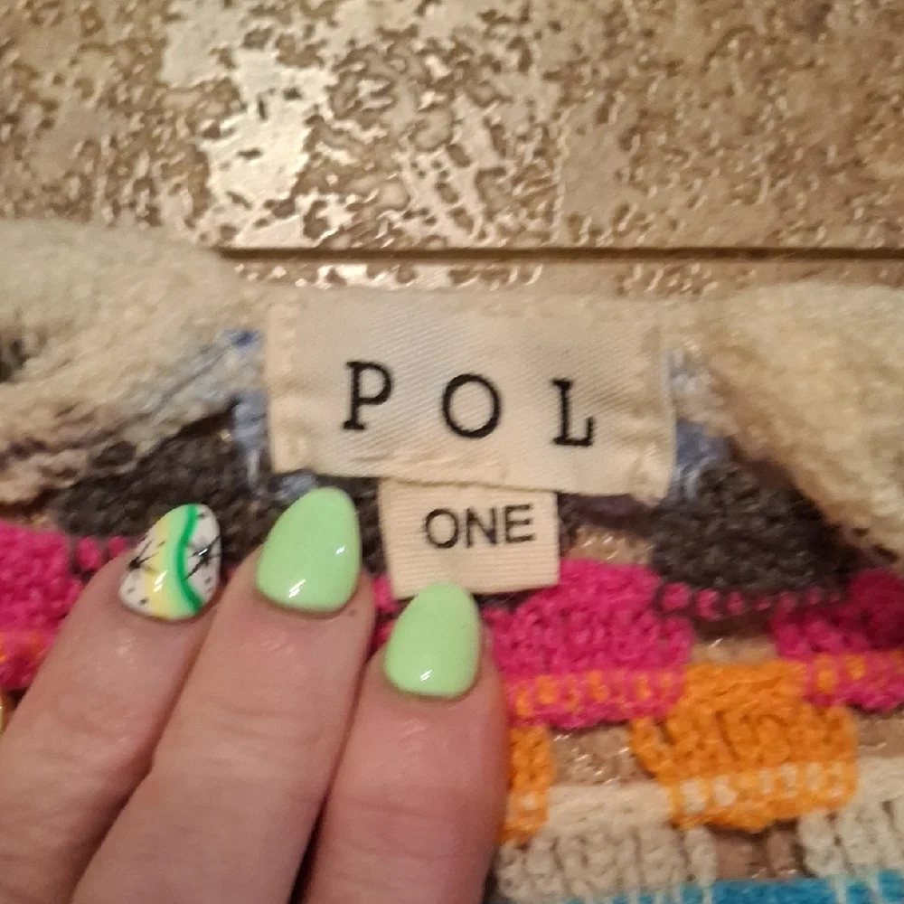 POL Multicolor Crochet Cardigan - Picture 2 of 5